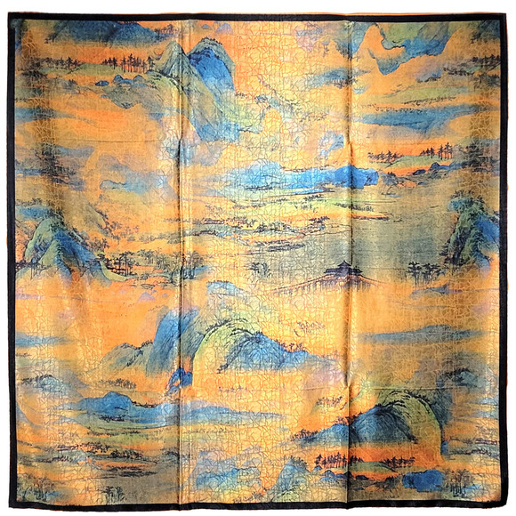 NWT Double Sided Silk Scarf 52